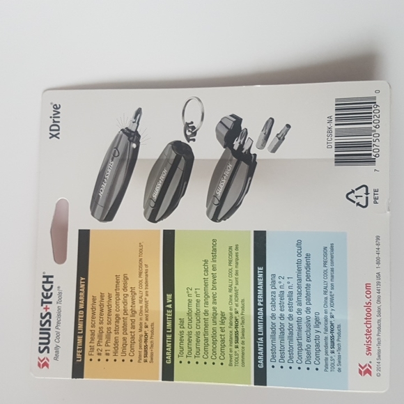 💲5️⃣ in 🛍️of2+  [SWISS+TECH] 7-in-1 Multitool Keychain - Picture 2 of 3